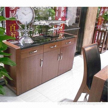 Cupboard with marble top